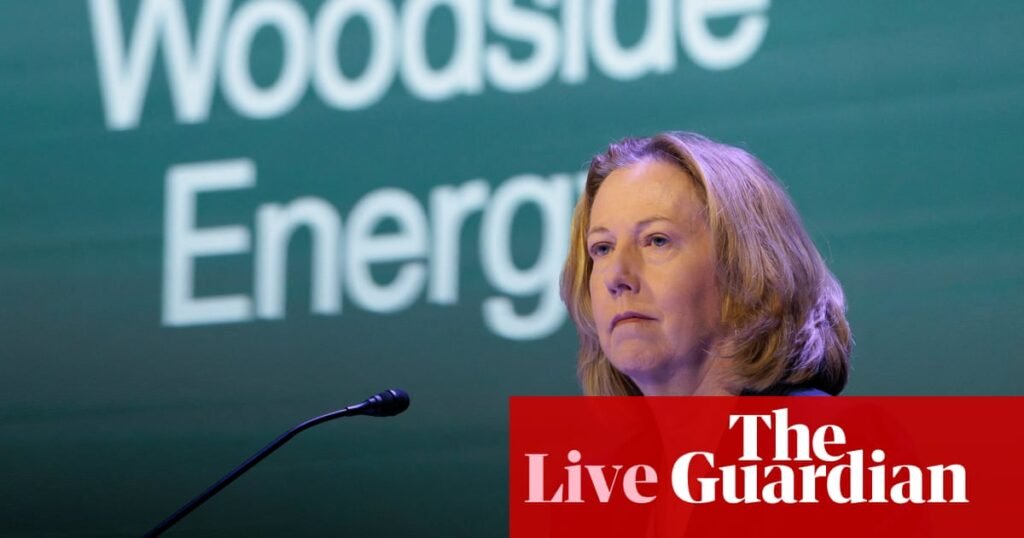 Australia news live: Woodside boss says young people ‘ideological’ on fossil fuels while ‘happily ordering from Temu’ | Australia news
