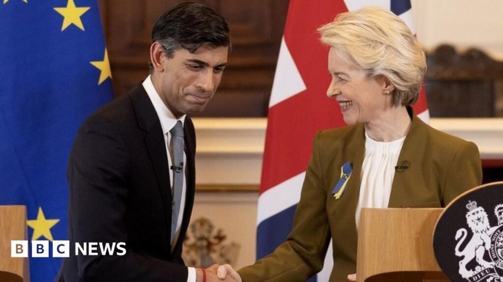 Brexit: How the NI Protocol became the Windsor Framework Rishi Sunak and European Commission President Ursula von der Leyen