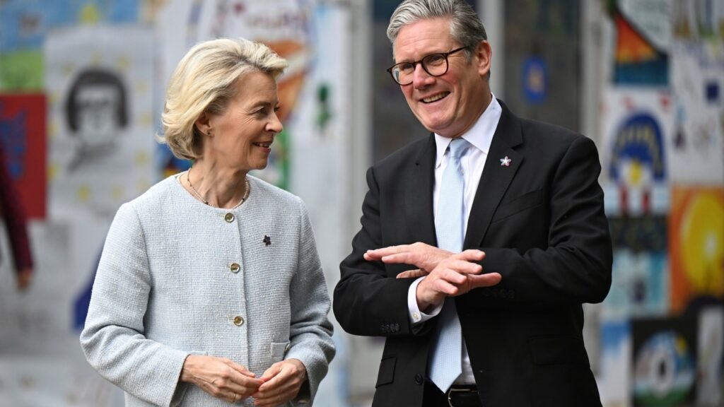 Britain and European Union hold first summit since Brexit : NPR Britain and European Union hold first summit since Brexit : NPR