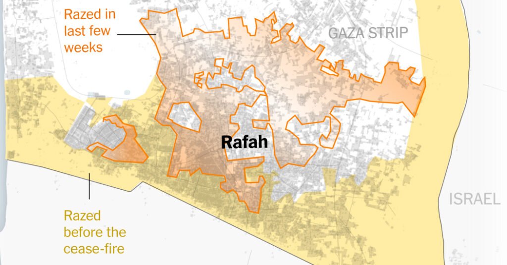 Gazans Once Escaped To Rafah. Now Israel Is Razing It.