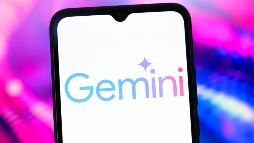 CANADA - 2025/02/03: In this photo illustration, the Google Gemini AI logo is seen displayed on a smartphone screen. (Photo Illustration by Thomas Fuller/SOPA Images/LightRocket via Getty Images)