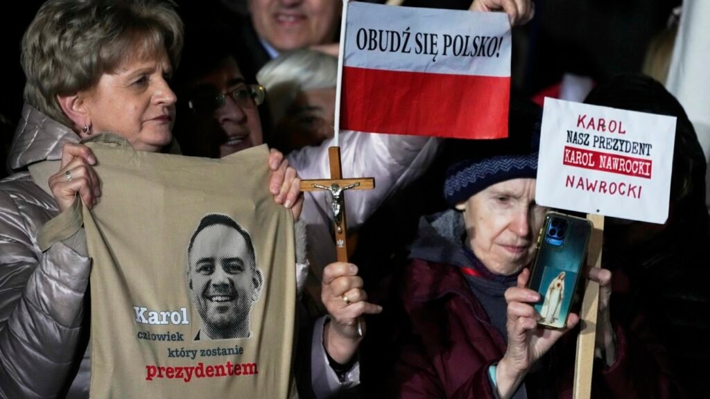 Poles vote for a new president as security concerns loom large : NPR