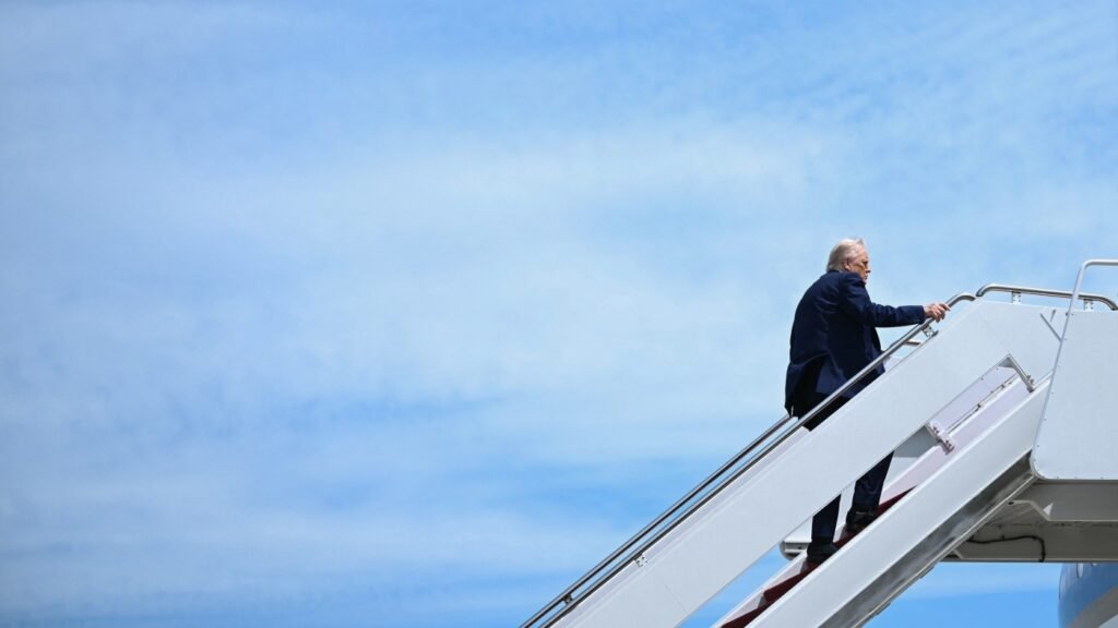 Qatar's gift plane is awaiting an overhaul in San Antonio : NPR