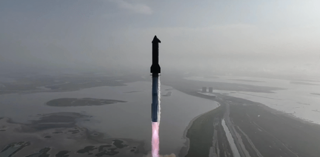 SpaceX's ninth test flight of Starship launches into space, ends in a spin