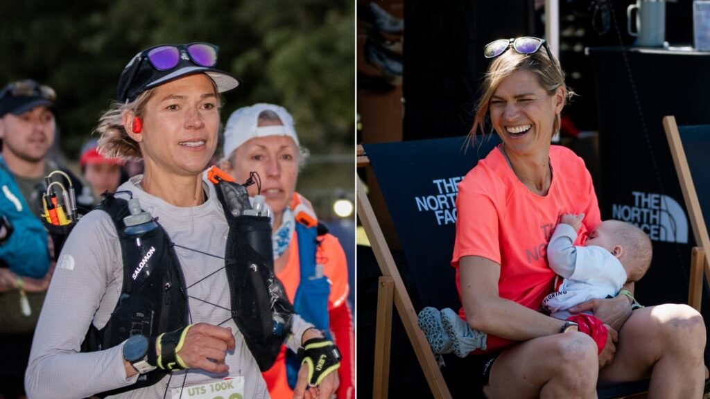 Stephanie Case wins 100K race, breastfeeding baby along the way : NPR