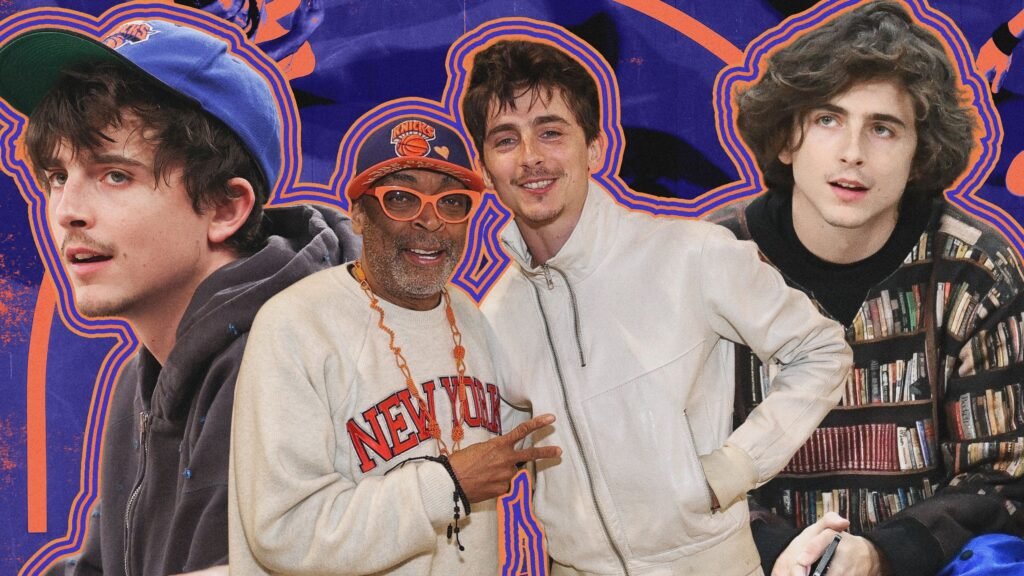 Timothee Chalamet Is Dressing For This Knicks Playoff Run Like It’s His Latest Wild-Style Press Tour