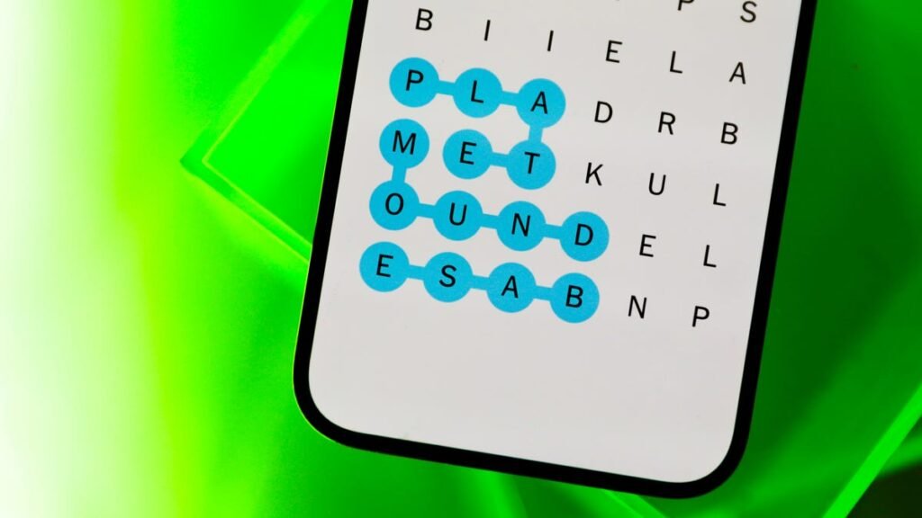 Today’s NYT Strands Hints, Answer and Help for May 26 #449 New York Times Strands word game on a phone