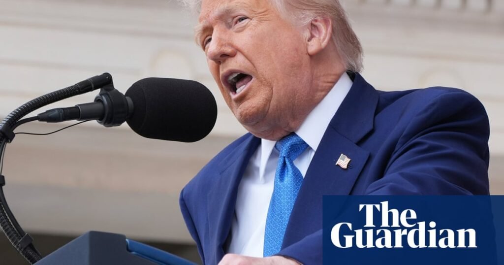 Trump officials to ask supreme court to halt bid by ‘activist judges’ to block tariffs | Trump tariffs