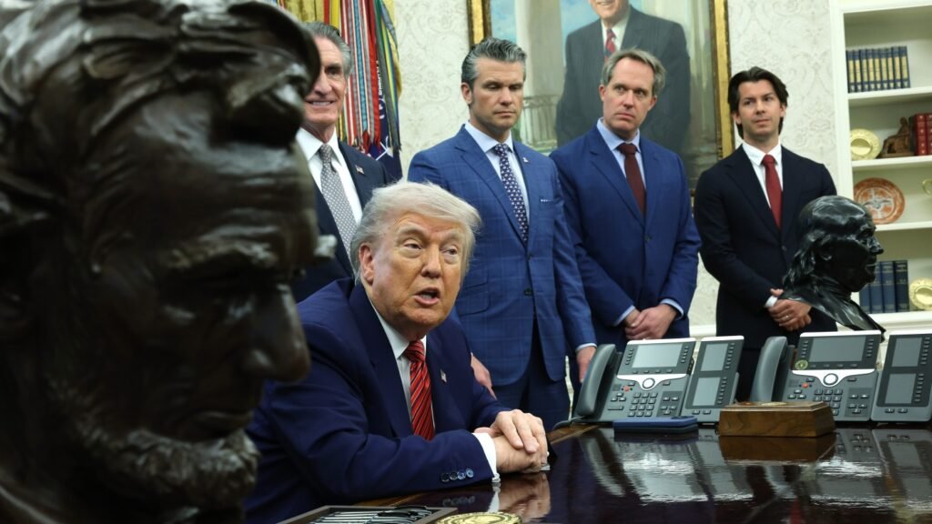 Trump threatens tariffs on European goods and iPhones : NPR Trump threatens tariffs on European goods and iPhones : NPR