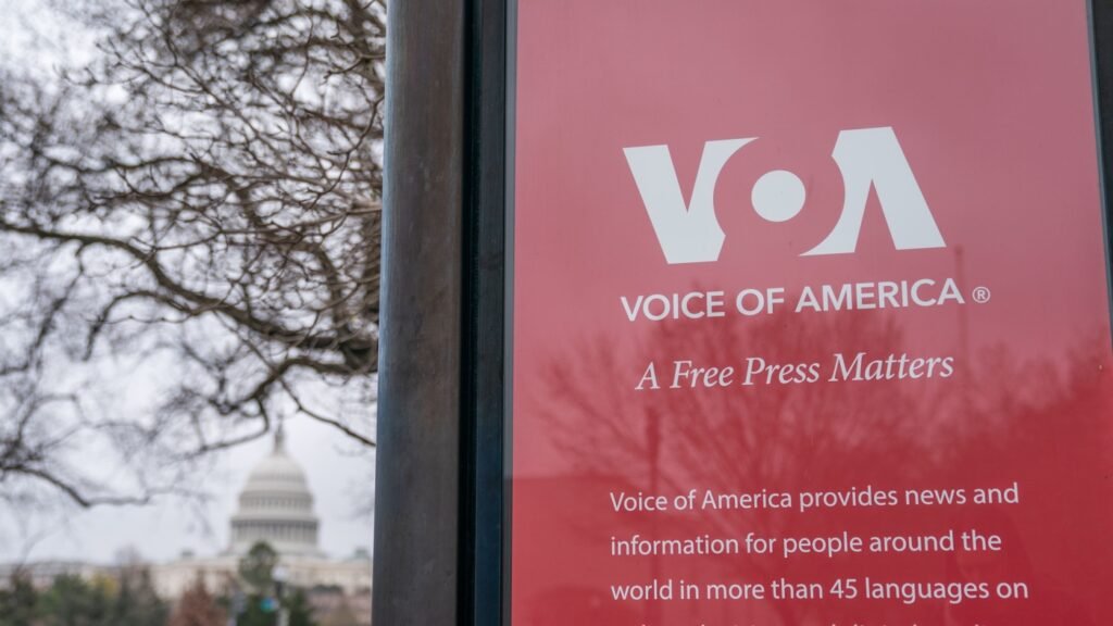 Trump's plans to gut VOA get boost from appeals court : NPR