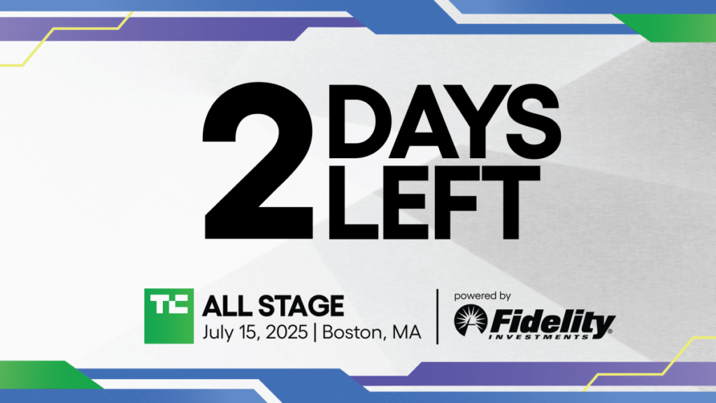 TechCrunch All Stage 2 days left