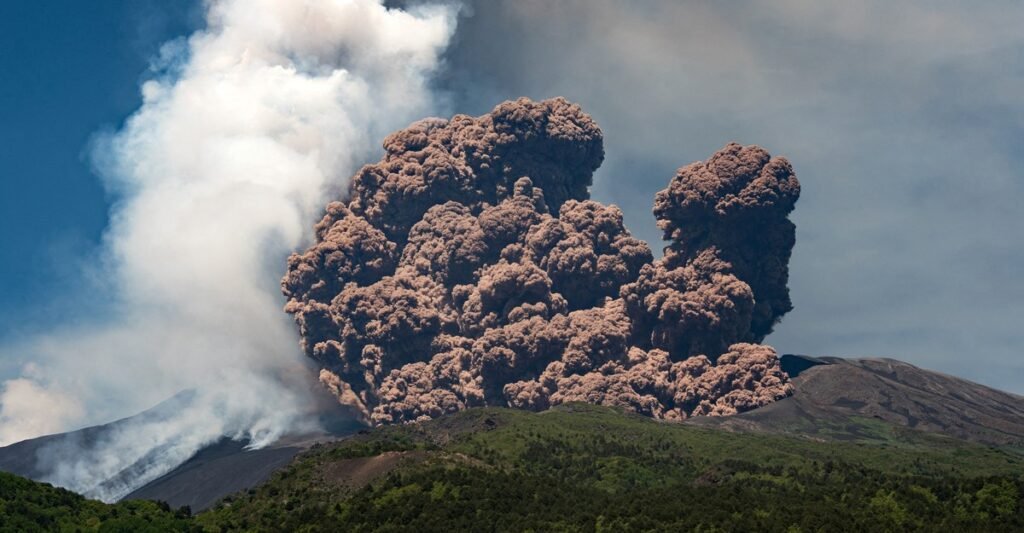 A Spectacular Eruption of Mount Etna