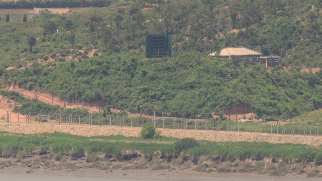 A battle of sounds stops at the inter-Korean border : NPR