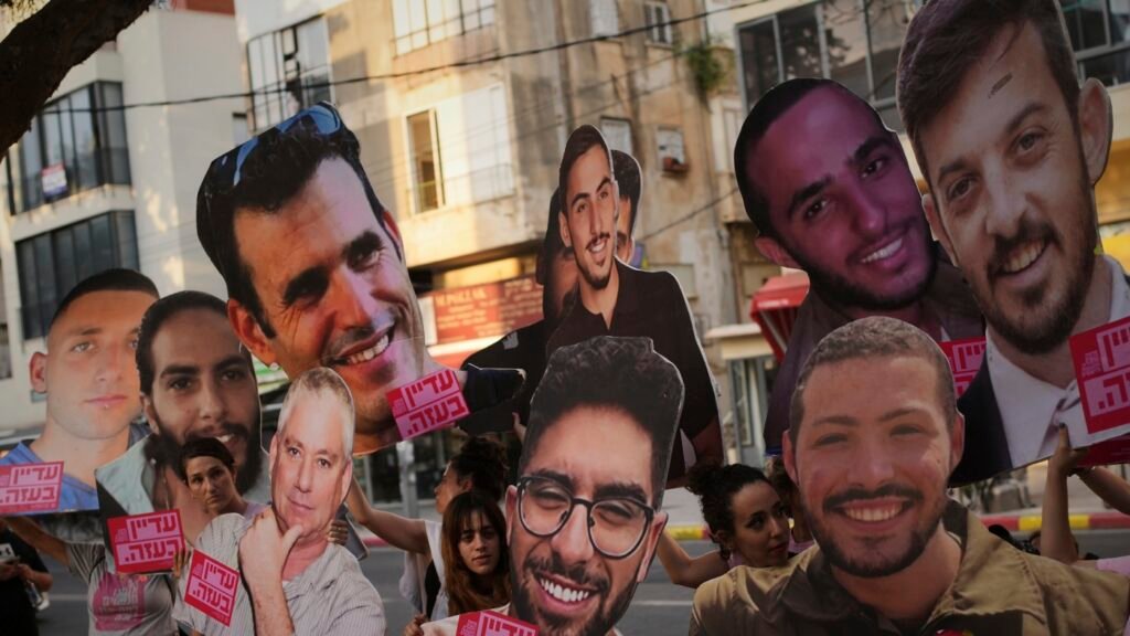 As Israel recovers the bodies of three hostages, how many are still in Gaza? : NPR As Israel recovers the bodies of three hostages, how many are still in Gaza? : NPR