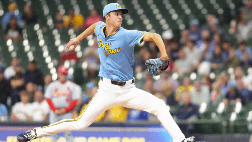Brewers' Jacob Misiorowski takes no-hitter into sixth, but electric MLB debut cut short by injury