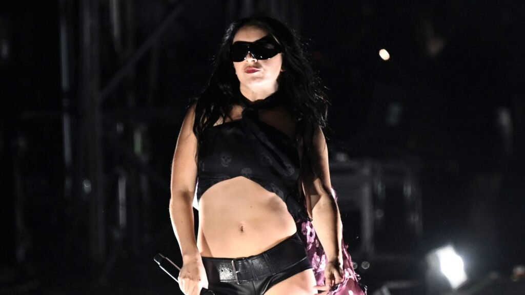 Charli xcx Burns 'Brat' at Packed Glastonbury Set