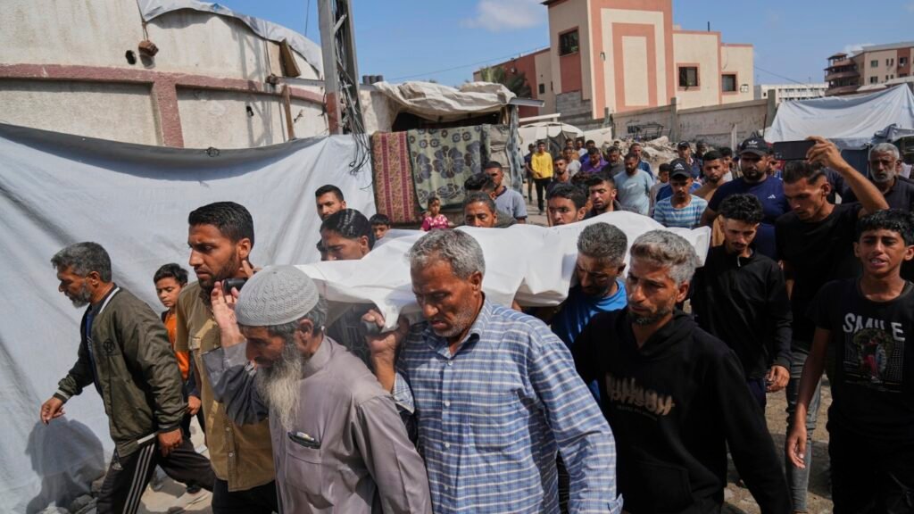 Dozens reported killed as Israel acknowledges troops opened fire near Gaza food point : NPR