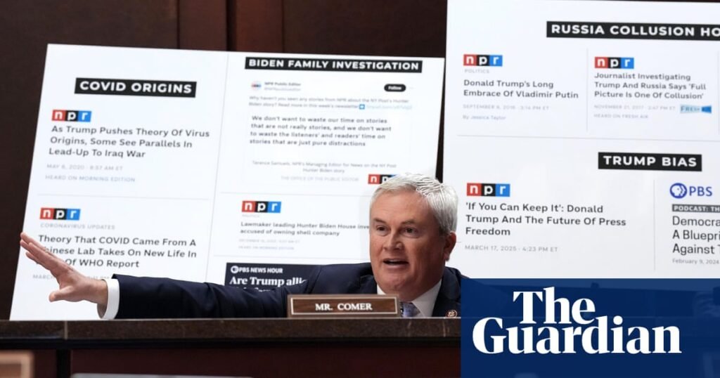 House votes to claw back $9.4bn in spending including from NPR and PBS | US politics