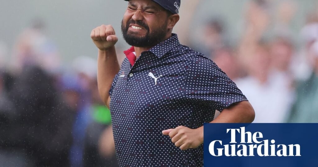 JJ Spaun completes fairytale with monster final putt on wet and wild day at US Open | US Open