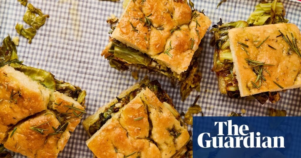 Meera Sodha’s recipe for spring greens and cheddar picnic focaccia | Summer food and drink