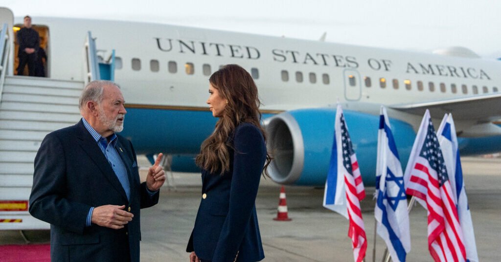 Mike Huckabee, U.S. Ambassador to Israel, Questions Palestinian State Policy