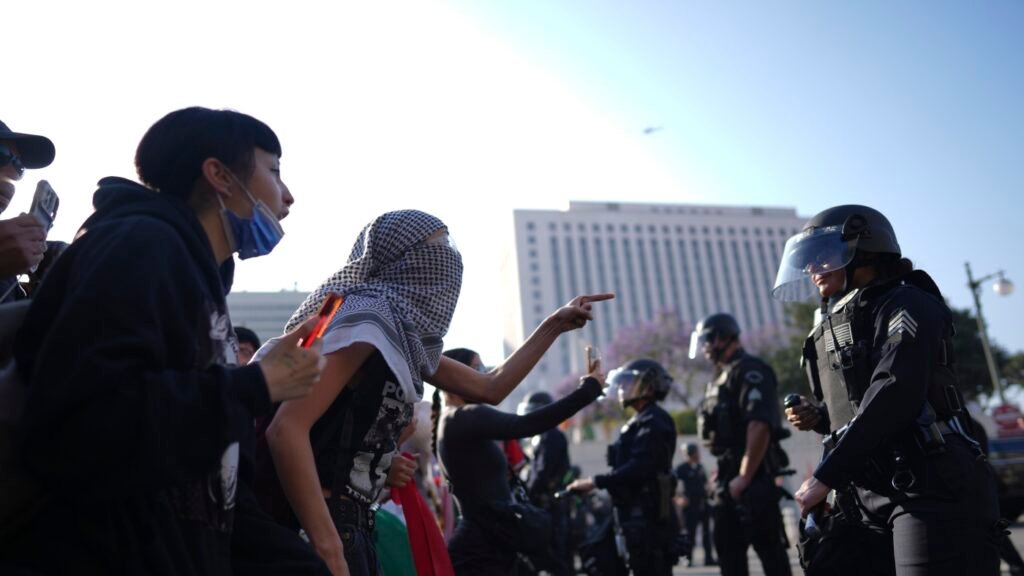 Protests against ICE have continued in LA into the week. Here's what to know : NPR