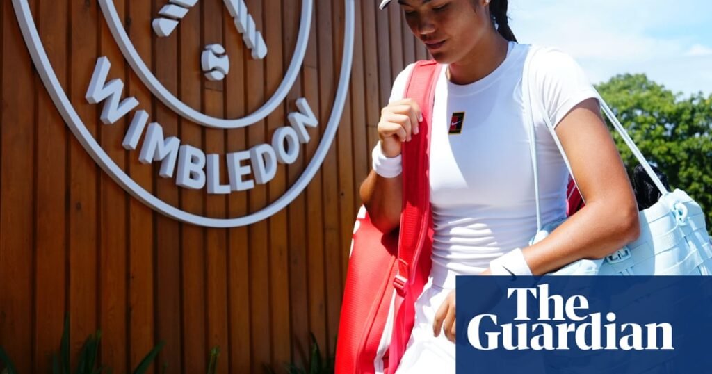 Raducanu glad to share spotlight with Draper as Wimbledon pressure builds | Emma Raducanu