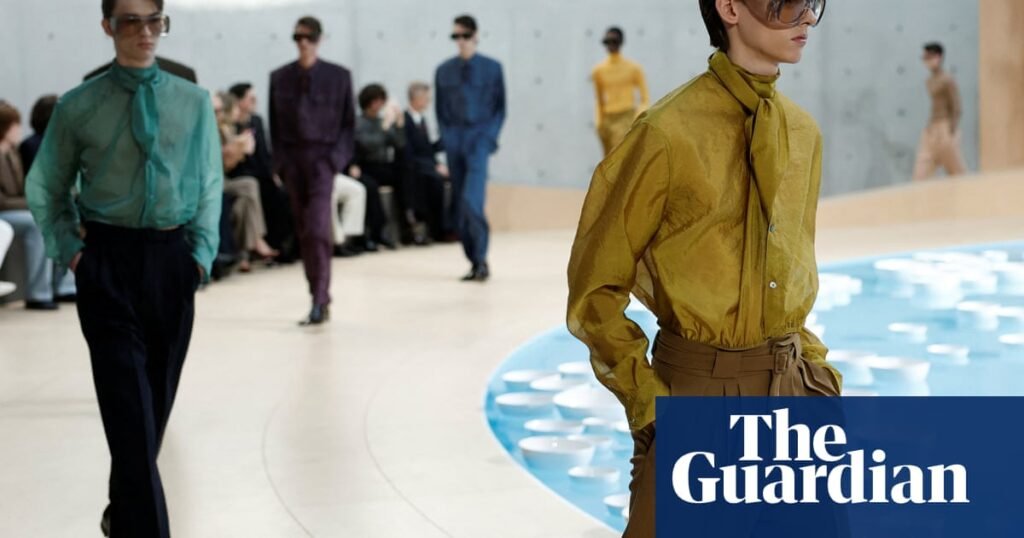 Saint Laurent’s Paris fashion week show takes audience on a holiday to Fire Island | Paris fashion week