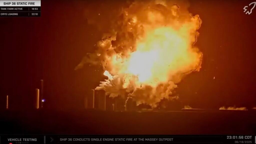SpaceX’s next Starship just blew up on its test stand in South Texas
