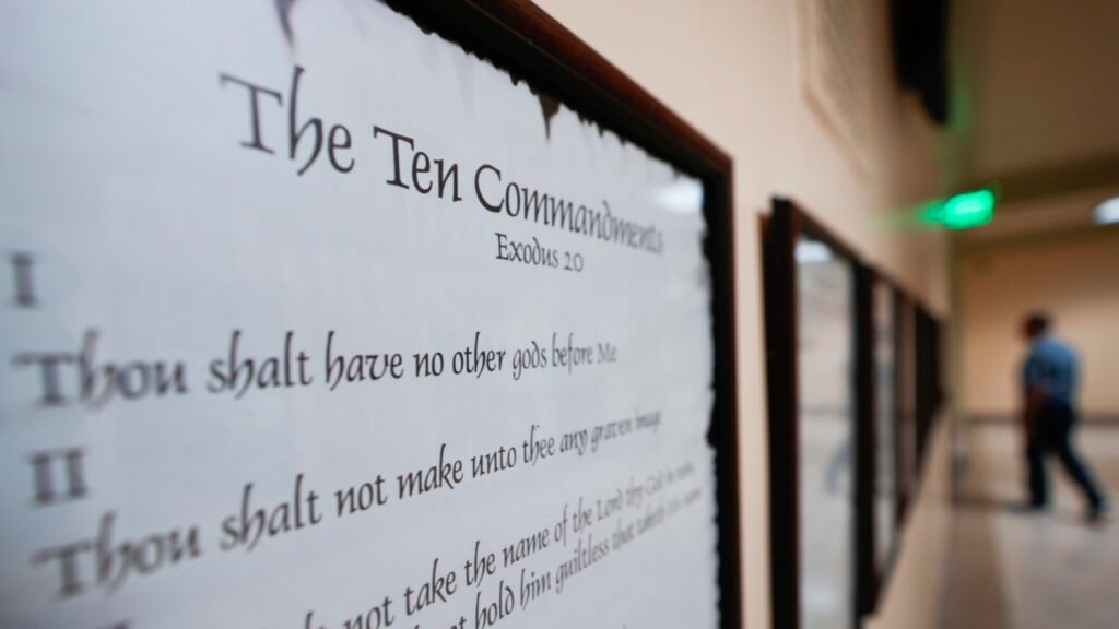 Ten Commandments in Louisiana classrooms blocked by court : NPR