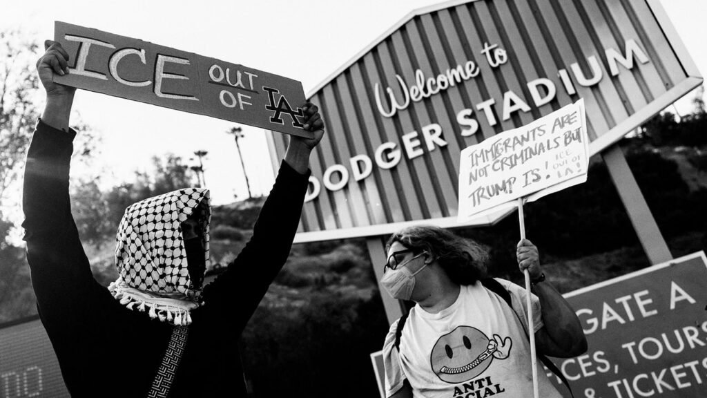 The Dodgers Are Thrust Into Trump’s LA Immigration Crackdown