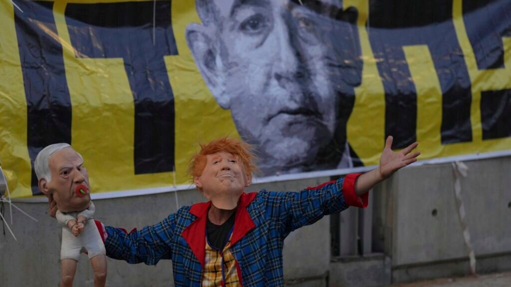 Trump calls for Gaza deal, slams Netanyahu trial : NPR