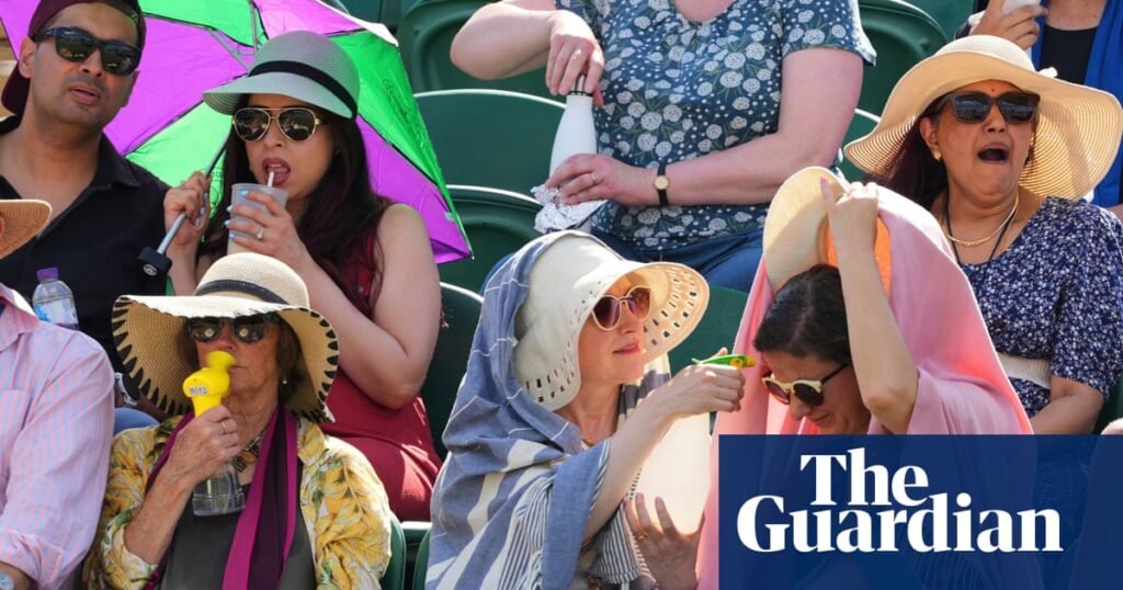 Wimbledon opening day hottest on record as temperatures forecast to hit 34C | UK weather