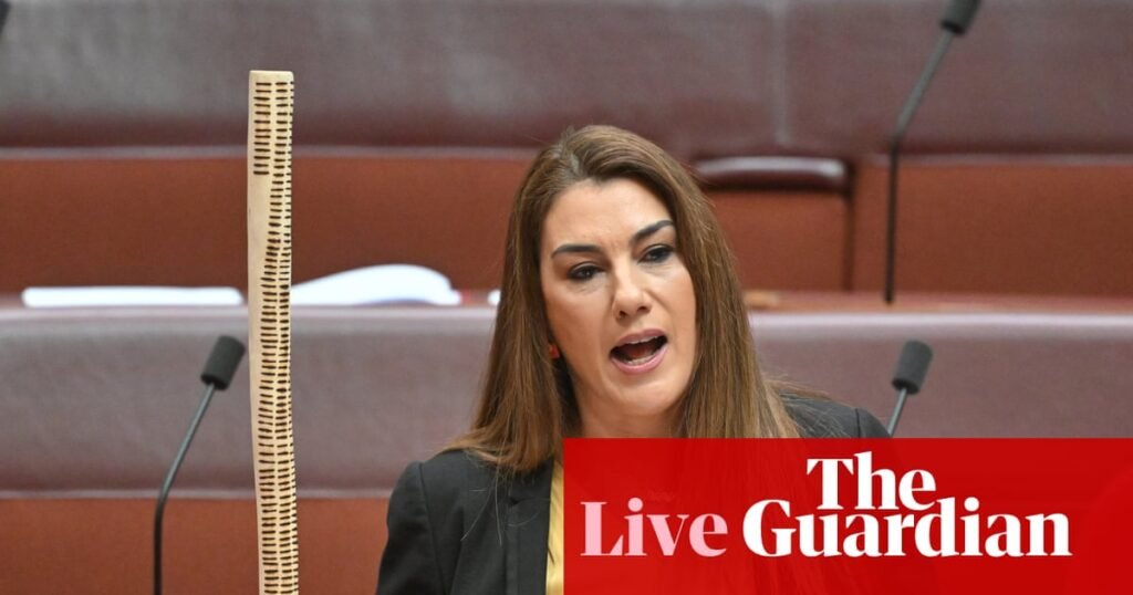 Australia politics live: Thorpe puts motion on ‘shameful’ deaths in custody; Hecs debt bill passes Senate as Coalition abstains from vote | Australia news