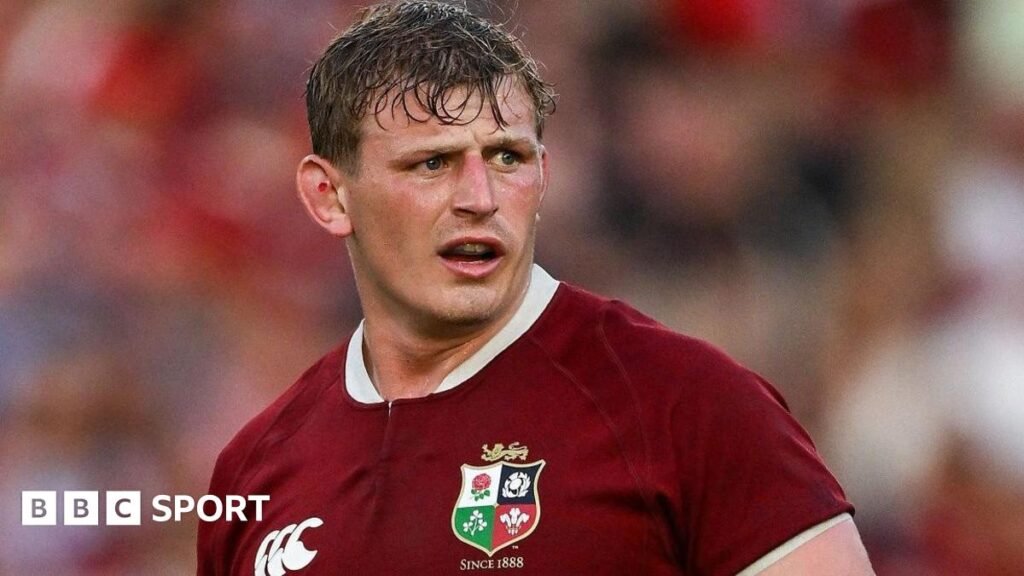 Jac Morgan looks quizzical as a Lions game unfolds