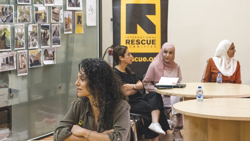 International Rescue Committee’s Sepideh Moafi in Jordan