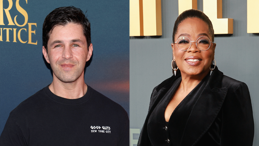 Josh Peck and Oprah Winfrey