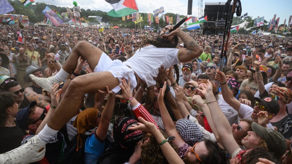 Glastonbury acts Kneecap, Bob Vylan face U.K. criminal investigation : NPR