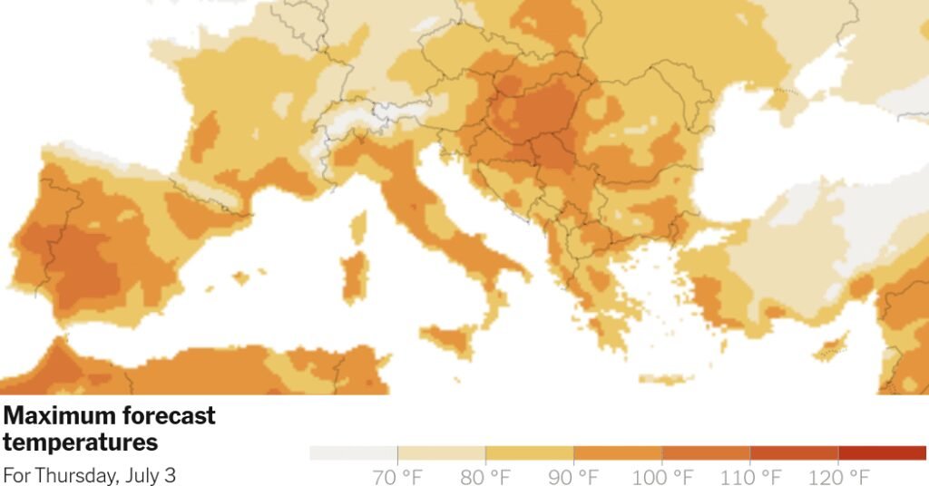 Heat Wave Forecast: Tracking High Temperatures in Europe
