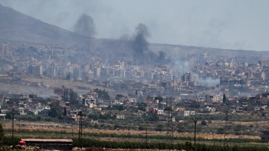 Israel strikes near the Syrian defense ministry : NPR