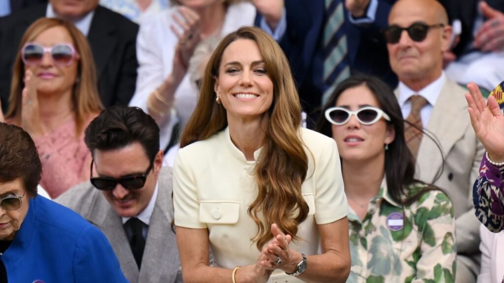 Kate Middleton Braves Summer Heat To Attend Wimbledon