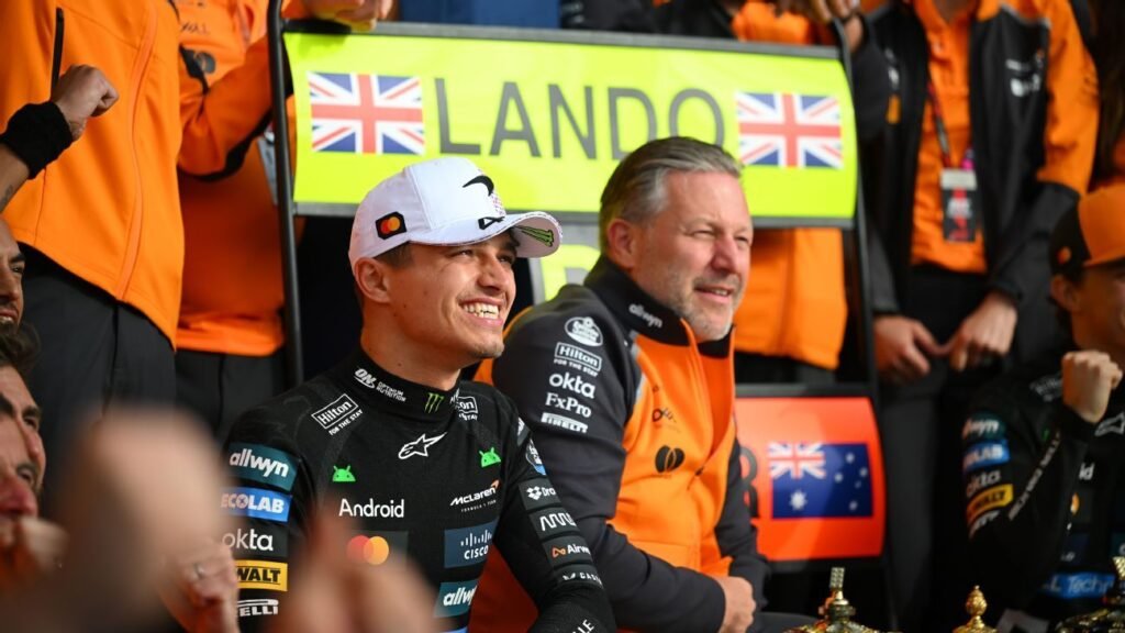 McLaren's Lando Norris on British GP final lap: Don't mess it up