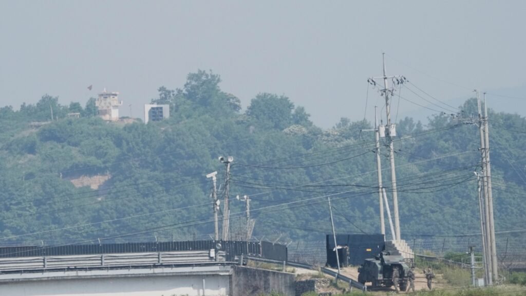 North Korean crosses heavily fortified border to South Korea : NPR