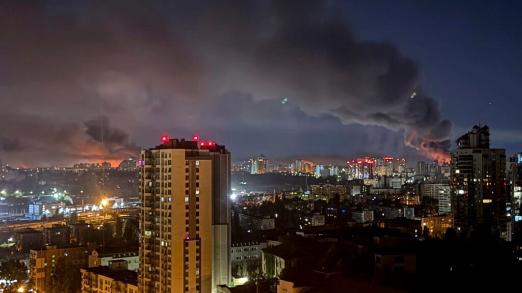 Russia hits Ukraine with largest aerial attack as Trump talks to Zelenskyy and Putin : NPR