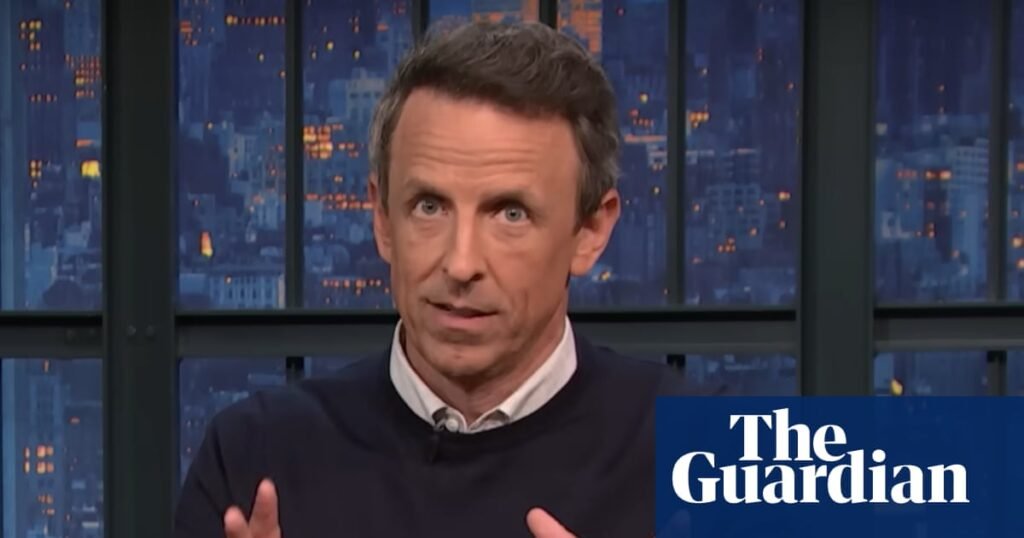 Seth Meyers: ‘We’re just one Epstein story away from Trump announcing that UFOs are real’ | Late-night TV roundup