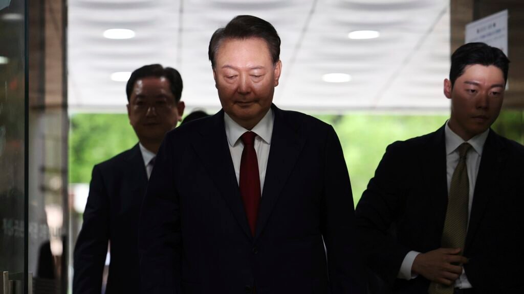 South Korean court approves arrest of former President Yoon Suk Yeol : NPR