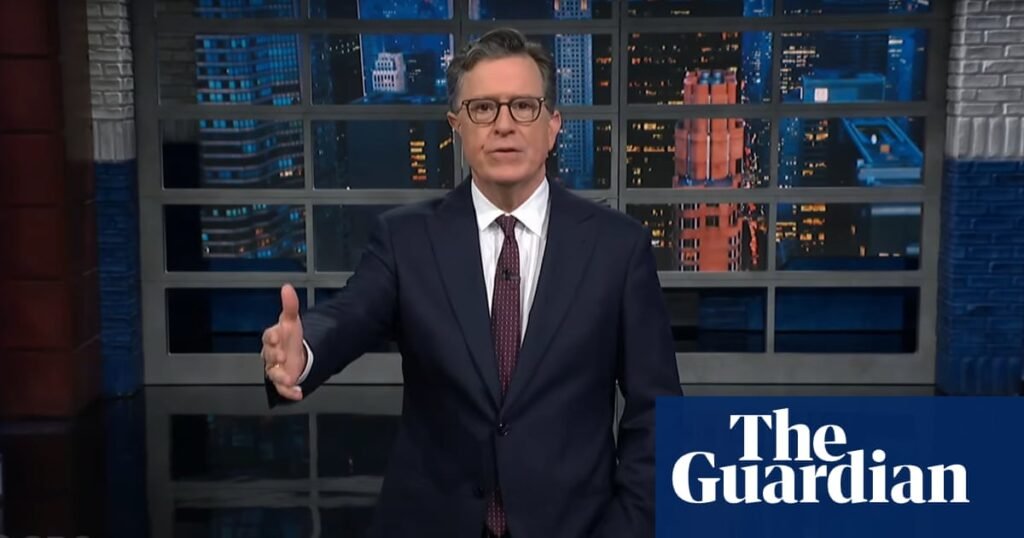 Stephen Colbert on Trump’s Scotland trip: ‘A grift for the whole family’ | Late-night TV roundup Stephen Colbert on Trump’s Scotland trip: ‘A grift for the whole family’ | Late-night TV roundup