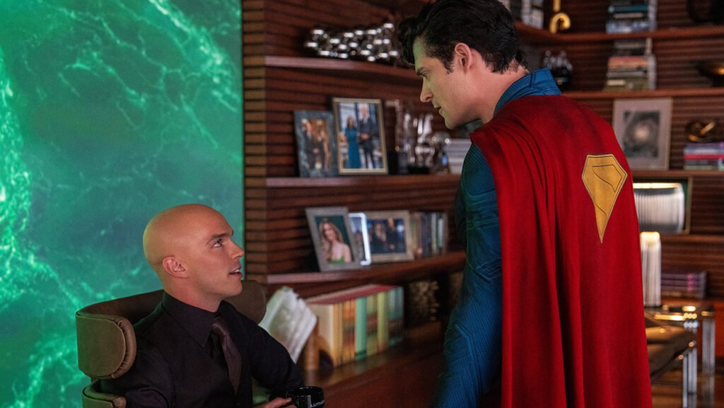 Nicholas Hoult As Lex Luthor And David Corenswet As Superman In Warner Bros. Pictures’ Superman