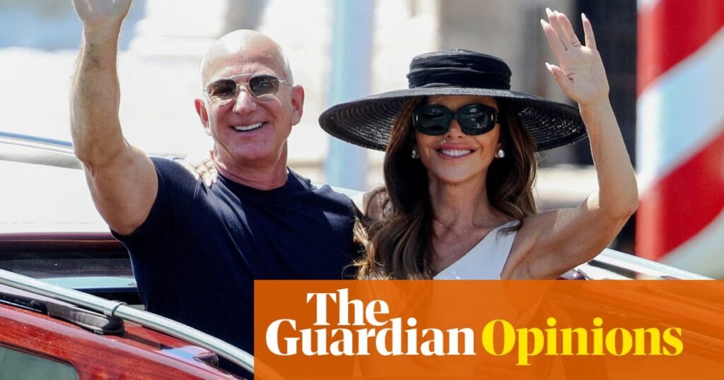 The Bezos wedding was a study in disingenuous billionaire behavior | Katrina vanden Heuvel
