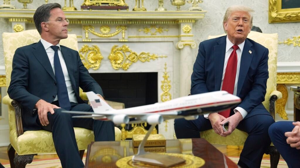 Trump touts weapons for Ukraine, threatens 100% tariffs on Russia trade : NPR